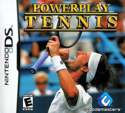 Power Play Tennis box art for Nintendo DS